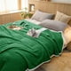 thumbnail image 5 of Office Napping Blanket Sofa Cover Blanket Pineapple Check Velvet Blanket, 5 of 6