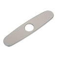 thumbnail image 3 of 10 Inch Sink Hole Cover, Deck Plate Escutcheon for 1 or 3 Hole Kitchen Faucet, Tap Hole Cover Silver, 3 of 5