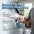 thumbnail image 2 of Lápiz reparador de arañazos para vehículos: lápiz de retoque de pintura para automóviles con punta de precisión, rellena arañazos finos y marcas circulares, herramienta portátil para reparar arañaz, 2 of 6
