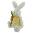 thumbnail image 4 of Northlight Plush Easter Bunny Rabbit with Carrot Spring Decoration - 14", 4 of 5