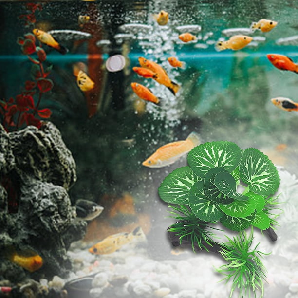 Decoración de plantas de acuario, paisajismo de peceras de reptiles, decoración de peceras artificiales para peceras, fácil de usar, fácil de instalar Estilo B