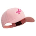 thumbnail image 5 of Hot Pink Ribbon Breast Cancer Embroidered Lady Cap - Pink OSFM, 5 of 5
