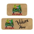 thumbnail image 1 of 2PC Grinch Rugs Christmas Doormat Grinch – Non-Slip, Washable Xmas Mat with Rubber Back, Winter Rug for Indoor/Outdoor Holiday Cheer Illusion Rug, 1 of 8