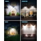 thumbnail image 4 of Lámpara solar para exteriores, 70 LED con sensor de movimiento, resistente al agua IP65, luz solar de pared giratoria de 360° para balcones y jardines., 4 of 5