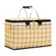 thumbnail image 2 of Cesta organizadora para picnic, bolsa para el almuerzo, plegable, portátil, para entrega de alimentos, bolsa térmica para el hogar, playa, camping, Amarillo, 2 of 9
