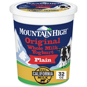 Mountain High, Original Style Yogurt, Plain, 32 oz