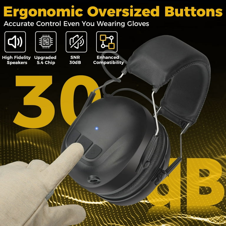 Bluetooth headphones for lawn mowing sale
