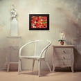 thumbnail image 3 of Fahar 14x12 Black Modern Framed Museum Art Print Titled - China Red, 3 of 4