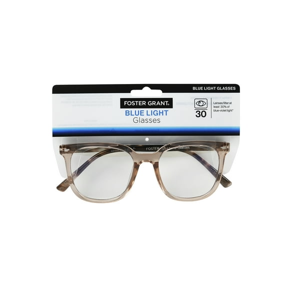 Foster Grant Square Fashion Blue Light Glasses