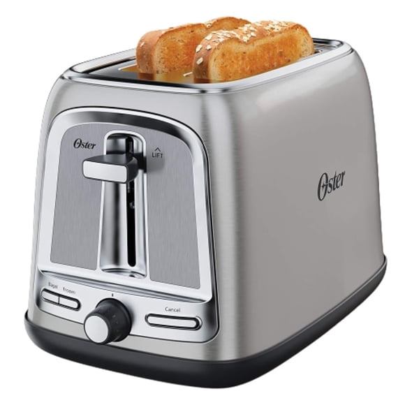 Toaster Oster Advanced Toast Technology, 2 rebanadas, acero inoxidable