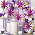 thumbnail image 6 of PMU Magic Shiny Starburst 22 Inch Mylar Foil Balloon - Hot Pink - Party Decoration Accesory (25/Pkg) Pkg/1, 6 of 6