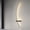 Multicolor_A, variant on Black Wall Sconces, Dimmable Led Linear Light with Curved Art Decor for Bedroom Living Room Hallway Stairs