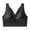 Black Bras, variant on Seamless Satin Wireless Bra for Women Deep V Lace Trim Full Coverage Comfort No Underwire Everyday Bras Gray Bras XL