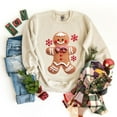 thumbnail image 4 of Gingerbread Patchwork Print -  Women's Sweatshirt, 4 of 12