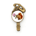 thumbnail image 1 of Écureuil Chrysanthème Automne Coiffure Broche Vintage Métal, 1 of 3