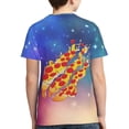 thumbnail image 2 of Prestonplayz Pizza Boys Girls T Shirt Kids Short Sleeve Crewneck 3d Printed Graphic Shirts For Kids Youth X-Small, 2 of 7