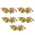 thumbnail image 4 of 10 Pares de con Nudo de Dorado para Hanfu Soledad Botón de rana con nudo chino, 4 of 10
