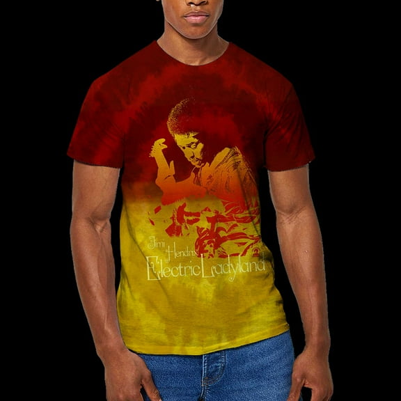 Jimi Hendrix Unisex T-Shirt Electric Ladyland (Wash Collection) (Small)