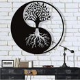 thumbnail image 2 of Arte de pared de metal, arte de pared de metal del árbol de la vida, letrero familiar de árbol de metal, decoración de pared, decoración del hogar, idea de regalo perfecta, 2828 cm, 2 of 3