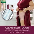 thumbnail image 2 of Depend Silhouette Disposable Underwear Female Waistband Style X-Large, 54219, 68, 36 Ct, 2 of 5