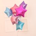 thumbnail image 4 of 10 globos de aluminio con forma de estrella de cinco puntas de 18 pulgadas, globos de oro rosa para niños, adultos, cumpleaños, decoración de bodas, suministros para fiestas, 4 of 5