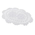 2x Placemats for Dining Table Handmade Placemat Doily Crochet Lace Table Doilies Oval Coasters