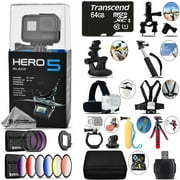 GoPro Hero5 Black 4K Ultra HD Camera + 9PC Filter Kit Set & Much More! -64GB Kit