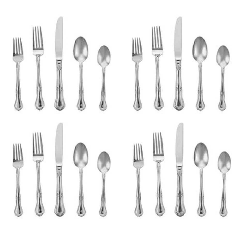Reed & Barton Andover Pearl 18/10 Stainless Steel 65pc. Flatware Reed & Barton Andover Pearl 18/10 Stainless Steel 65pc. Flatware