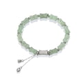 thumbnail image 1 of Pulsera de bambú con nefrita para mujer, plata S925, estilo oriental, 1 of 2