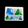 thumbnail image 4 of HOMYL 4xPyramid Shape Pendants Charms Mould Resin Casting for Jewelry Making 4 Pcs, 4 of 8