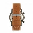 thumbnail image 2 of Breed BRD8204 Ryker Chronograph Leather-Band Watch with Date, Camel & Gunmetal, 2 of 3