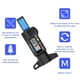 thumbnail image 2 of Medidor De Profundidad De Neumáticos Digital Portátil Comprobador De Profundidad De La Banda De Rodadura De Neumáticos De 0-25,4 Mm Para Automóviles, Furgonetas Y Camiones Yuarrent VI011322-00, 2 of 6