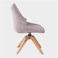thumbnail image 4 of Maklaine Contemporary Upholstered Casual Dining Side Chair (Set of 2), 4 of 6
