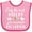 Pink and Fuchsia, variant on Inktastic Only the Best Nieces Get Promoted to Big Cousin Boys or Girls Baby Bib