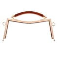 thumbnail image 2 of Abbracc 20cm Rectangular Metal Purse Frames 1-Gold, 2 of 9