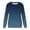 Navy, variant on Women's Gradient Color Sweatshirt, Fashion Casual Round Neck Long Sleeve Top with Pocket, Comfortable Streetwear Pullover for Daily Wear Hot Pink L