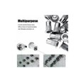 thumbnail image 5 of 100 Pcs M4×11 Flat Head Threaded Rivet Nut, Stainless Steel Thread Rivet Nuts, Threaded Inserts Assortment For Metal Plastic, 5 of 5