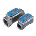 thumbnail image 3 of xinxixnxx Electronic Fuel Flows Meter Adjustable Digital Display Flowmeter Gauge Aluminum Alloy LCD Flows Indicator Sensor 1.5inch, 3 of 6