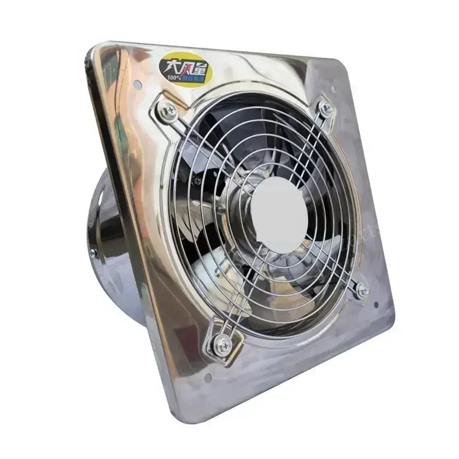 6''7''8'' Booster Fan Extractor Exhaust fan Ventilation Pipe Fan Kitchen Wall Window Stainless Steel Fan Industrial Duct Fan ,Easy Installation