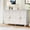 4-door-White, variant on HLR 48"W Vintage Wood 4 Doors Sideboard Buffet Cabinet with Storage for Living Room, Credenza White.