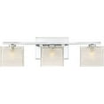 thumbnail image 6 of 3 Light Transitional Bathroom Light Fixture-Brushed Nickel Finish Bailey Street Home 71-Bel-4352171, 6 of 10