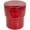 Red Modern Solid Round 16" x 16" x 19", variant on DecMode 16" x 19" Red Glass Modern Accent Table, 1-Piece