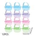 thumbnail image 3 of Gifts Dianli 12 Pack DIY Easter Paper Gift Baskets Craft Kits With Handles Bunny Egg Chick Designs for Kids Party Favors Egg Hunts Classroom Crafts and Home Decor, 3 of 6