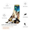 thumbnail image 3 of Goosebumps Microfiber Oversized Lightweight Beach Towel 27.5"x55" Sand Free Large Towels Travel Swim Pool Yoga Gym Camping for Adults Women Men Beach Essentials Accessories Vacation Gift, 3 of 7
