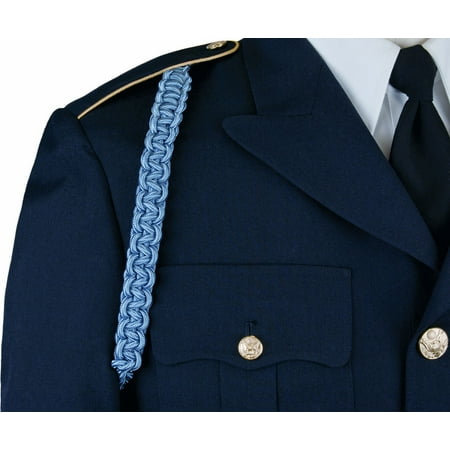 U.S. Army Infantry Blue Cord - NEW - Military Dress Uniform Shoulder (Best Us Military Dress Uniforms)