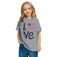 thumbnail image 6 of GERsome Unisex Kids 4th of July T-Shirts Boys Girls Cotton Short Sleeve Casual Crew Neck Patriotic Tops American Flag Graphic Tee, Sizes 9-10 Years, 6 of 9
