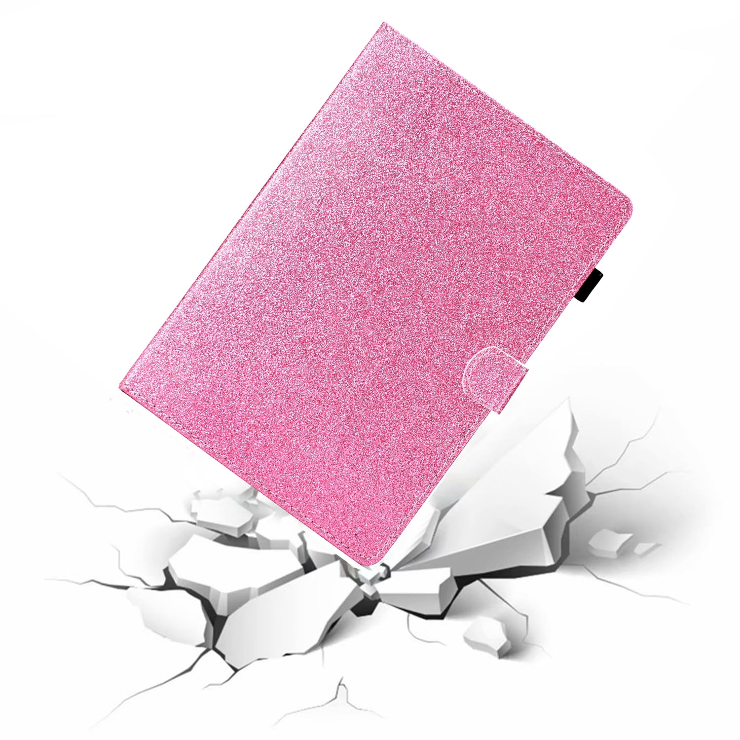 New iPad Pro 11 Inch Case 2018 Released, Allytech PU Leather Glitter Sparke Slim Fit Folio Stand Auto Sleep Wake [Pencil Holder] Protective Cards Holder Wallet Case for Apple iPad Pro 11 Inch, Pink
