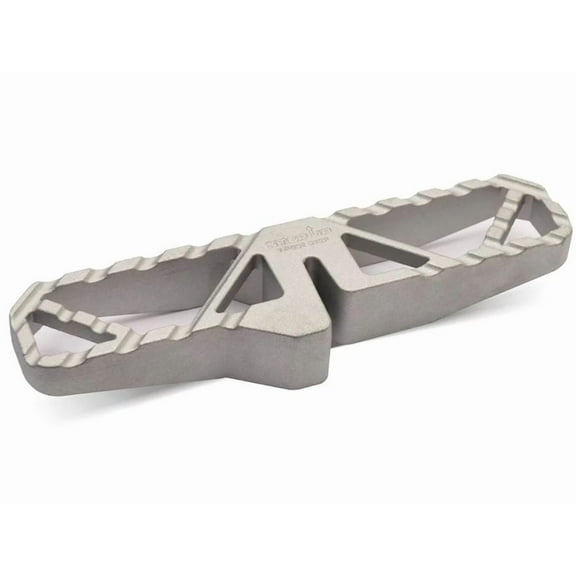 HME Secure Stable Durable Aluminum Portable T-Post Fence Step for Outdoor Activities with/Nylon Storage Pouch and Integrated Slot