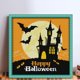 thumbnail image 2 of Kit Punto Cruz Halloween Impreso Hilo Algodón Ecológico Bordado 14CT 35x35cm, 2 of 9
