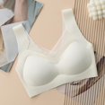 thumbnail image 2 of WCJM Up To 50% Off Bra Breathable Panties Nylon,Spandex Bra White,Xl, 2 of 3